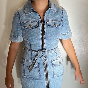 Light denim dress
